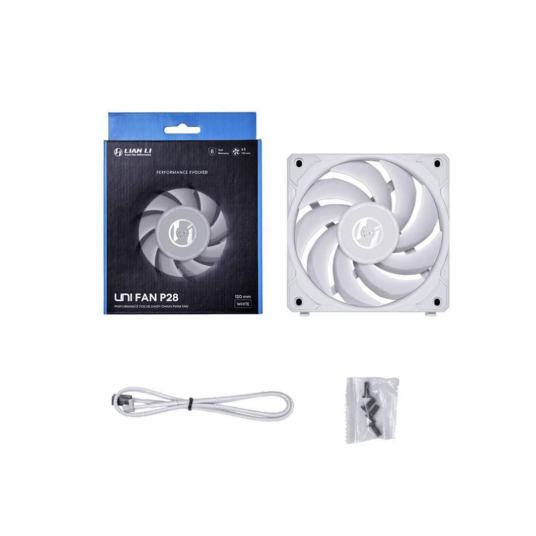 Lian Li P28120-1W UNI Fan P28 120 White 120mm 5V