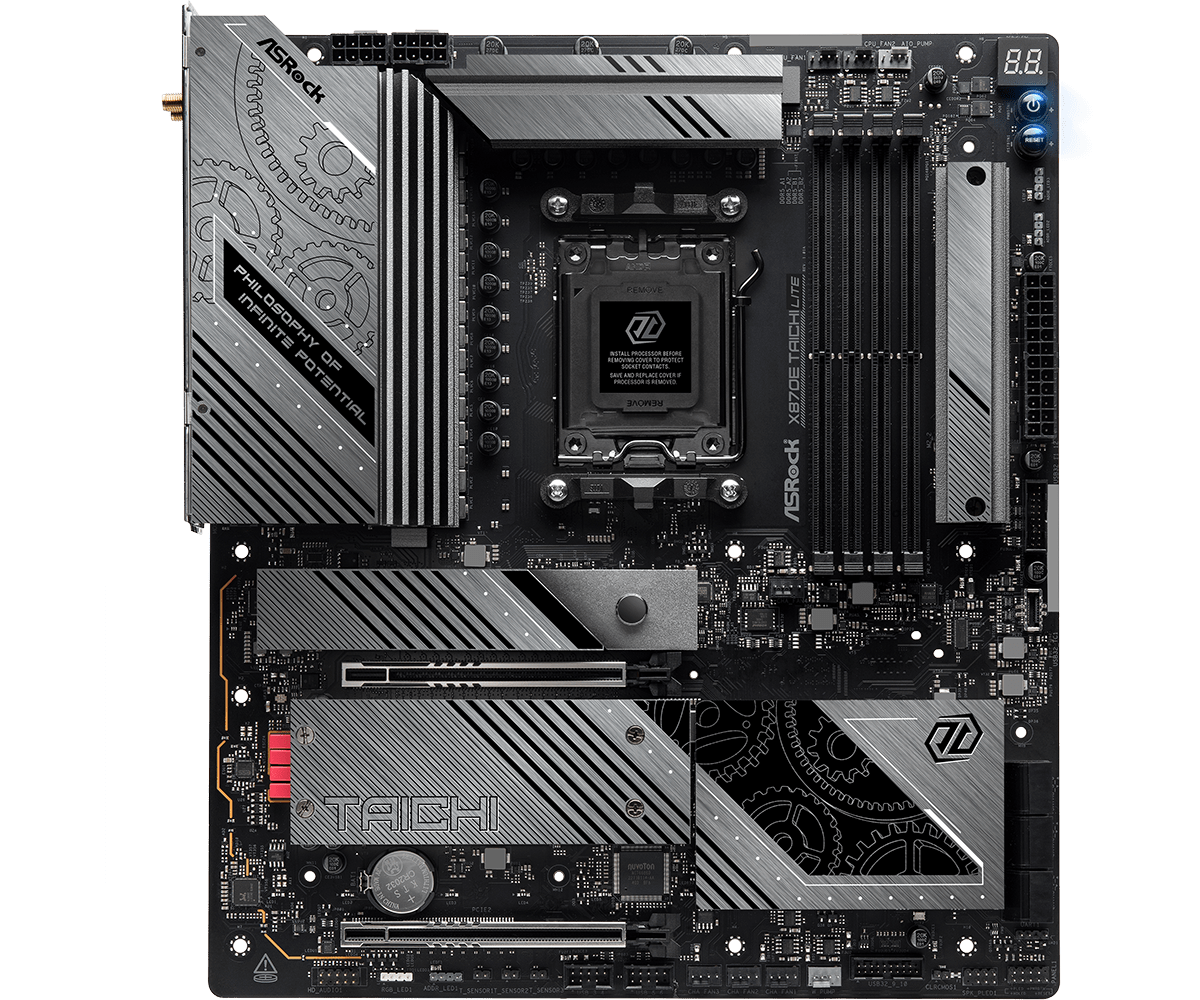 ASRock X870E TAICHI Lite EATX Motherboard Ryzen 9000/7000 Socket