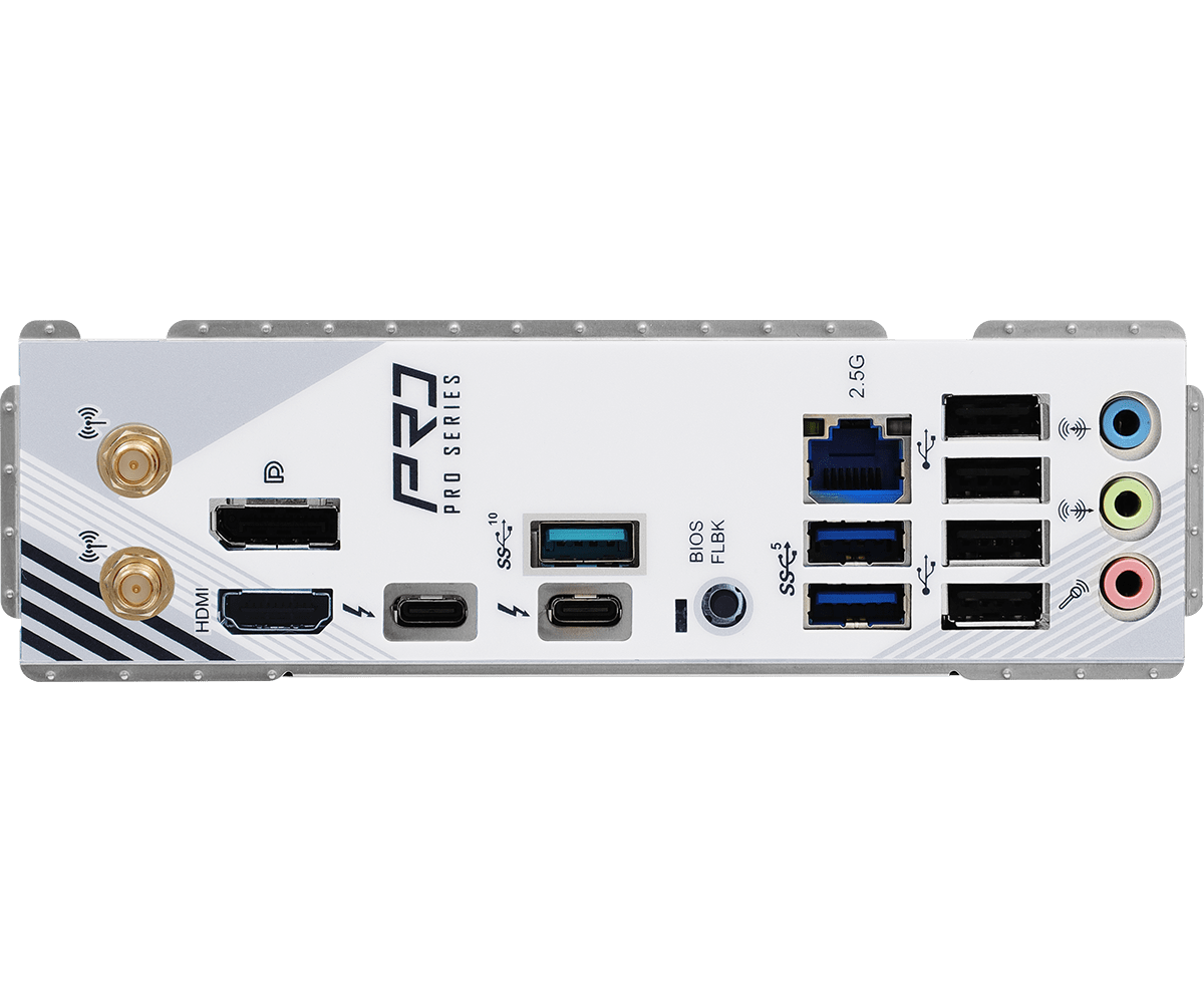 ASRock Z890 Pro RS WiFi White ATX Motherboard Intel Z890 Chipset