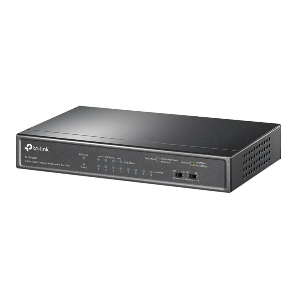 TP-Link TL-SG608P 8-Port 10/100/1000 Mbps Unmanaged Switch