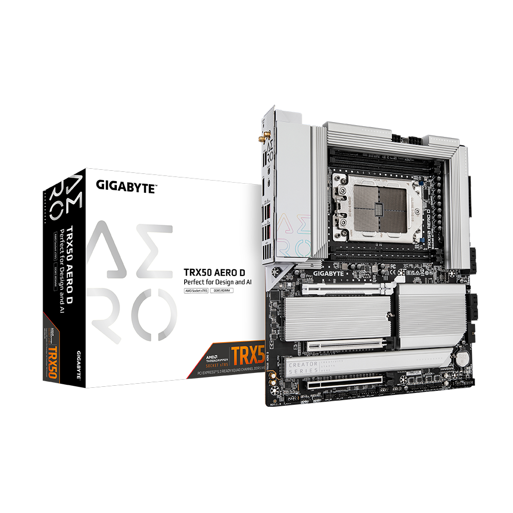 Gigabyte TRX50 AERO D EATX Motherboard AMD Socket sTR5 AMD TRX50
