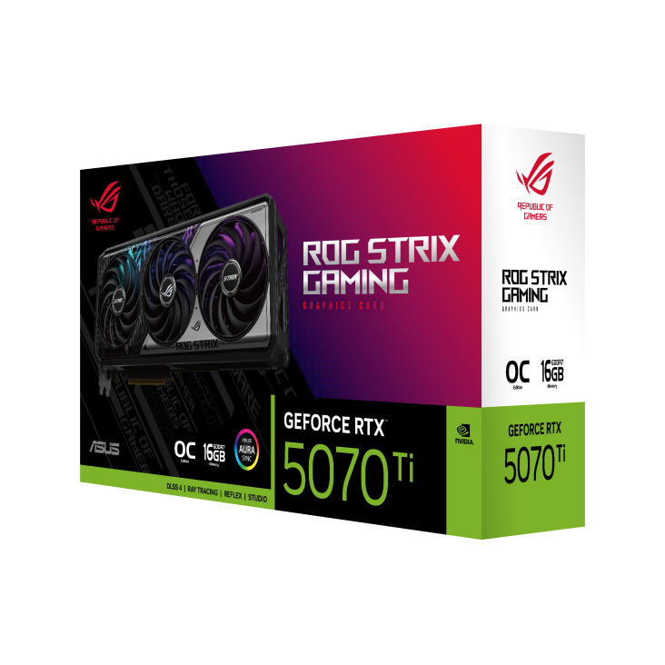 【中古】ASUS ROG STRIX GeForce RTX 5070 OC ASUS ROG GeForce RTX 5070 OC 12GB 192-Bit GDDR7 DLSS 4.0 PCI