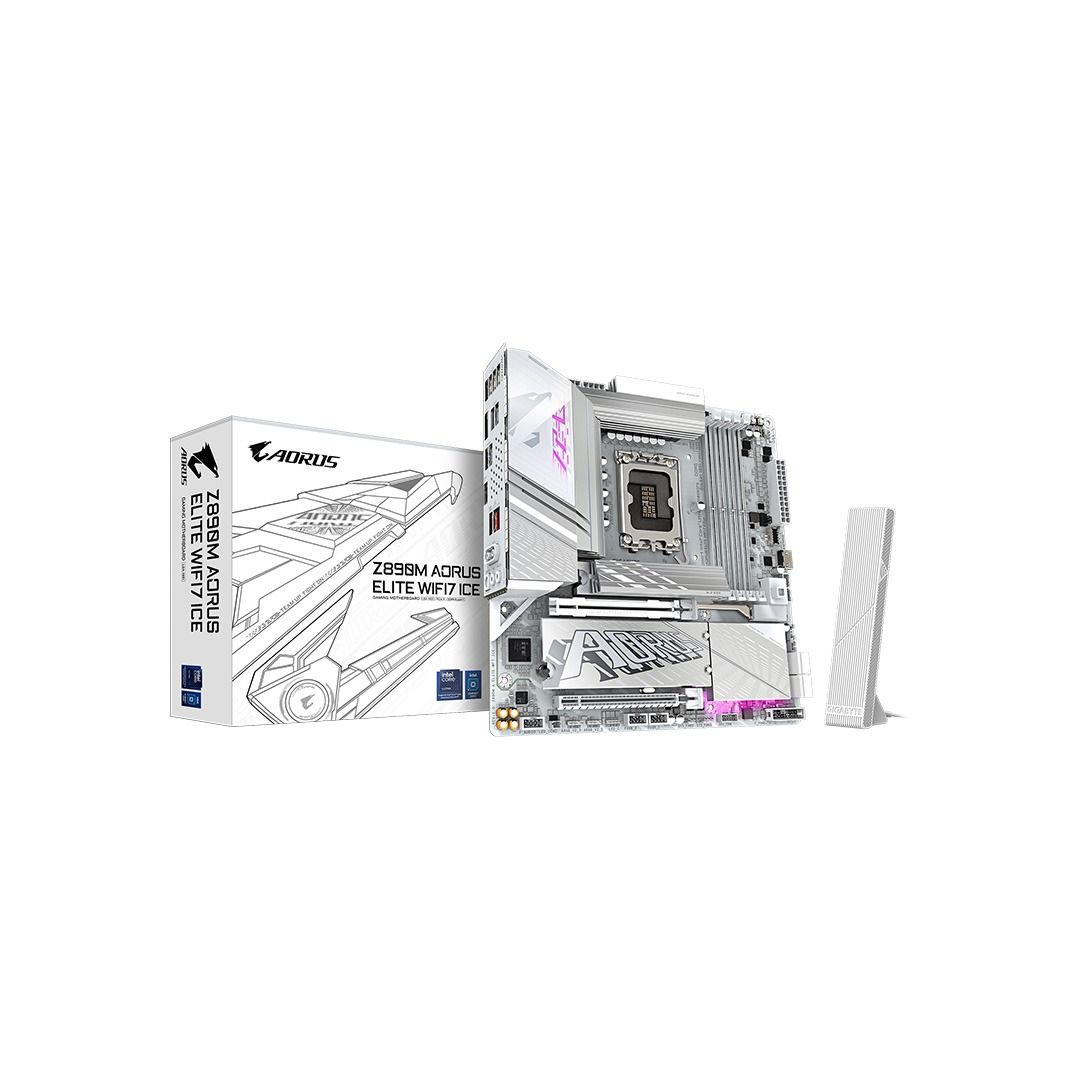 Gigabyte Z890M AORUS ELITE WIFI7 ICE Ultra Core Series 2) LGA 1851 