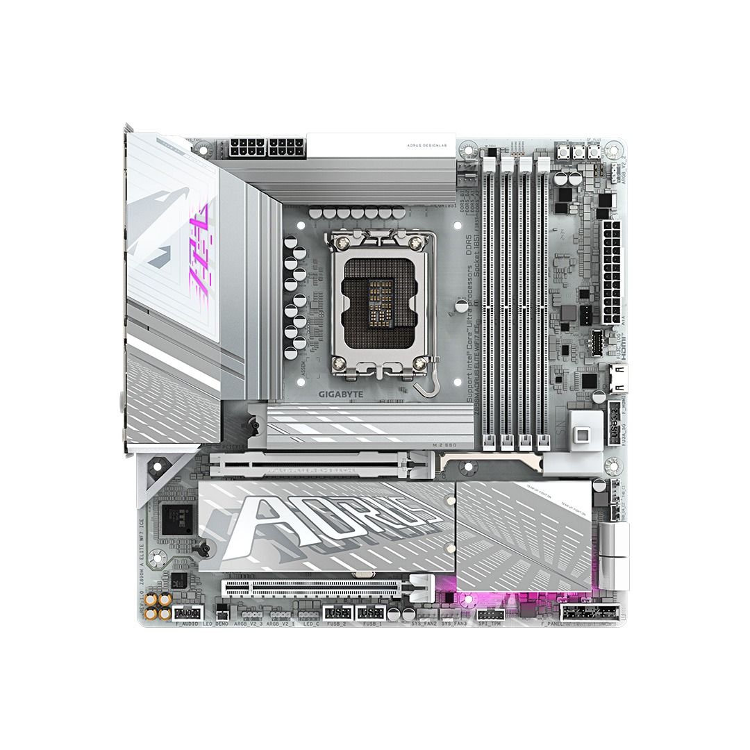 Gigabyte Z890M AORUS ELITE WIFI7 ICE Ultra Core Series 2) LGA 1851  