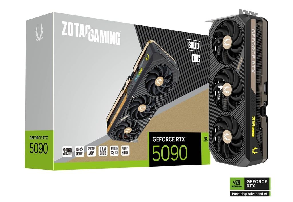 ZOTAC ZT-B50900J-10P NVIDIA GeForce RTX 5090 SOLID OC Graphics