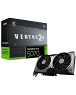 MSI G5070-12V2C NVIDIA GeForce RTX 5070 VENTUS 2X OC Graphics Card 12GB GDDR7 PCI Express 5.0