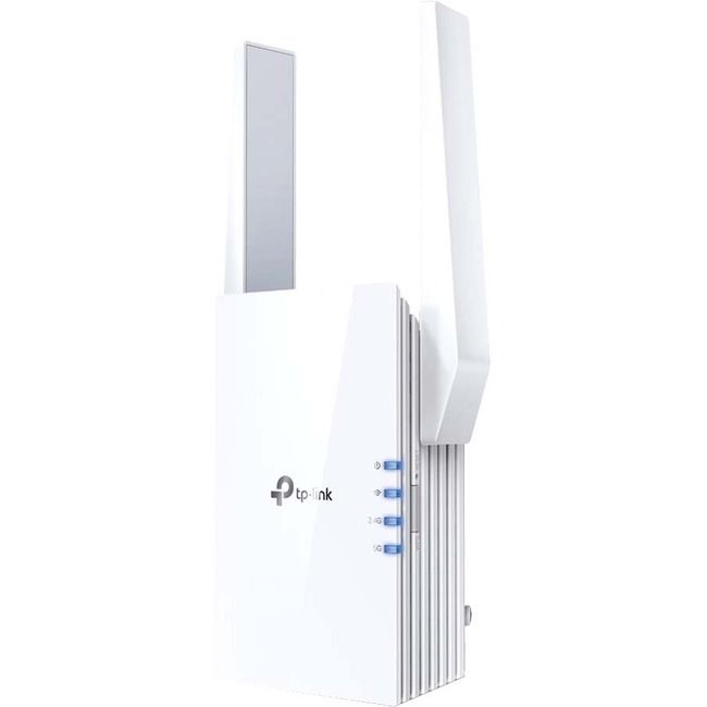TP-Link RE705X AX3000 Dual-Band Wi-Fi Range Extender White 5 GHz (2402 Mbps) and 2.4 GHz (574 Mbps) WiFi