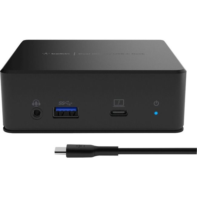 Belkin USB-C Dual Display Docking Station - Notebook/Monitor 85 W - USB Type - USB Type-C - Network - HDMI - Wired