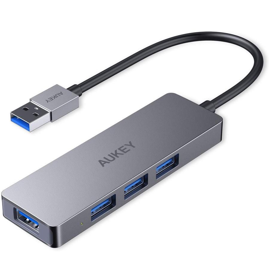 fornærme væske Gøre klart AUKEY CB-H36 USB-A to 4-port USB-A 3.0 Hub