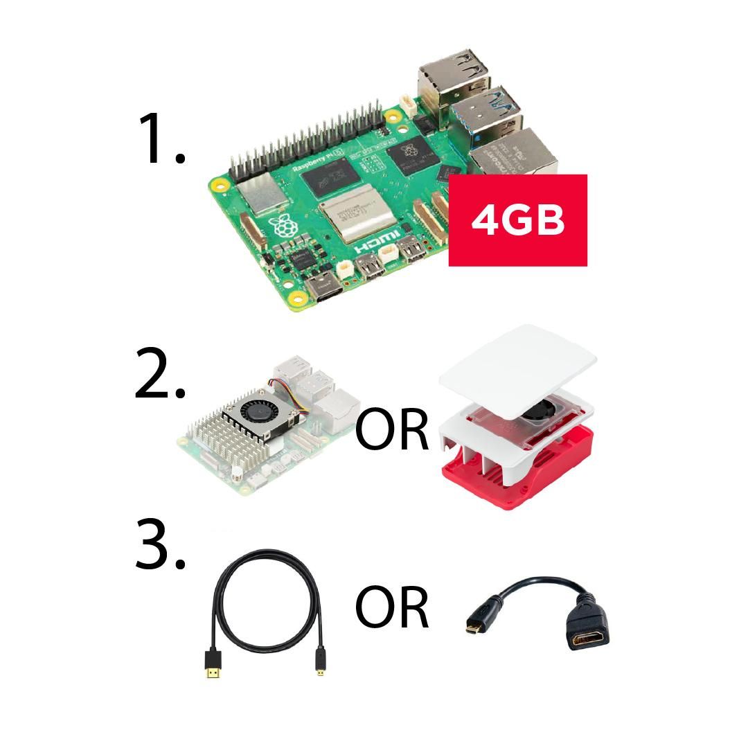 Raspberry Pi 4 Model B, 4GB DDR4 RAM Single Board Computer (RPI4-MODBP-4GB)  for sale online