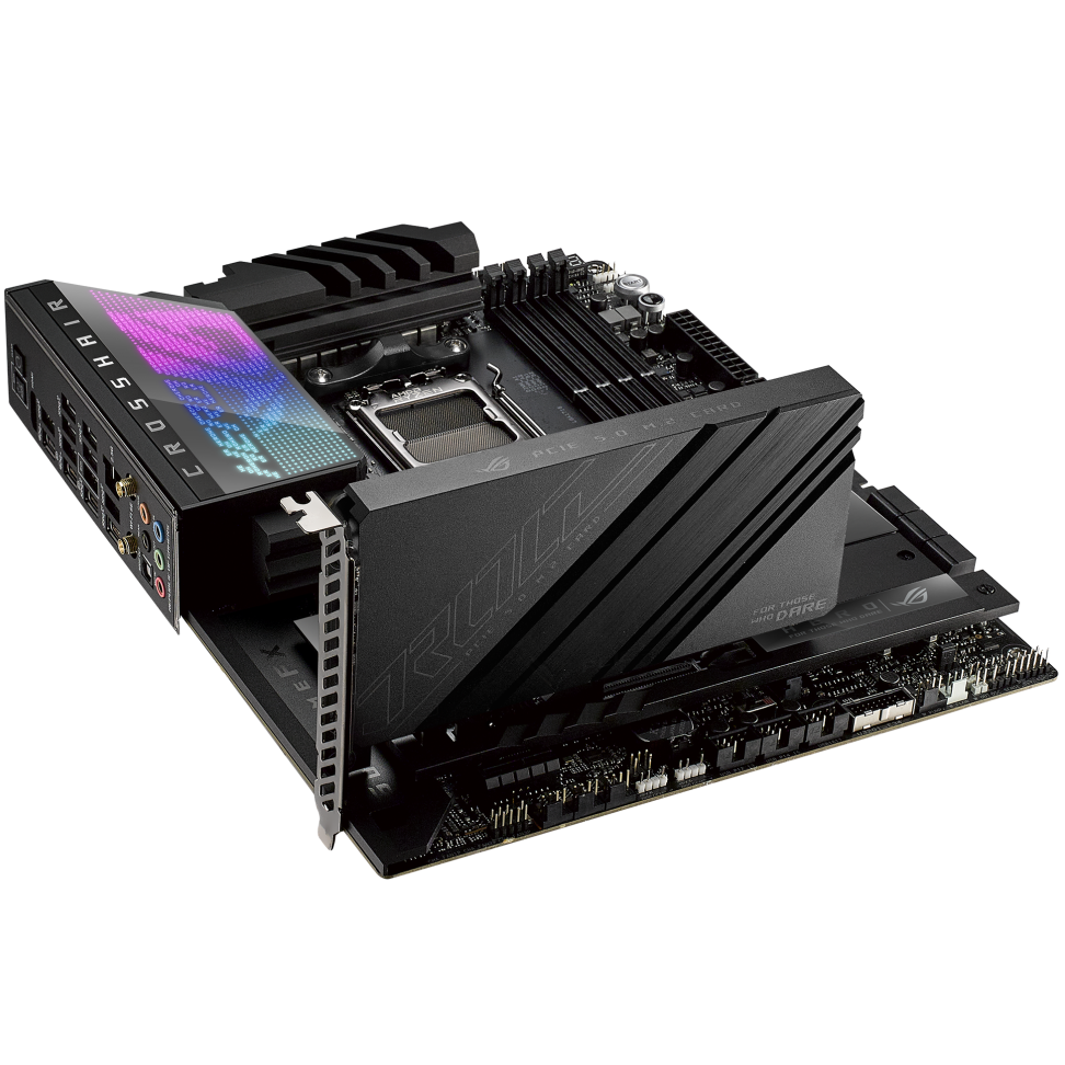 ASUS ROG CROSSHAIR X670E HERO ATX Motherboard Ryzen 7000 Socket AM5 LGA1718  4x DDR5 DIMM Slots Max 128GB PCIe 5.0