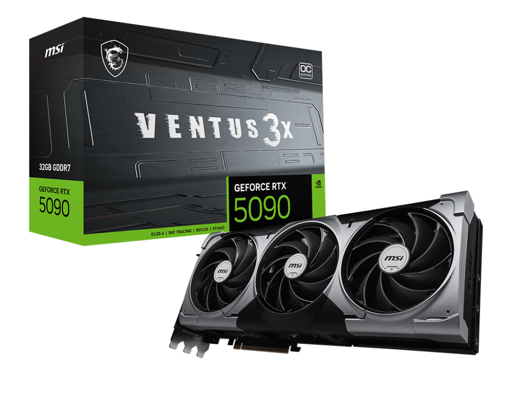 MSI G5090-32V3C NVIDIA GeForce RTX 5090 VENTUS 3X OC Graphics Card