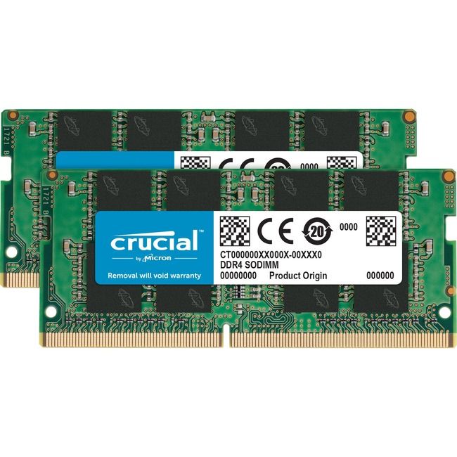 Crucial CT2K16G4SFRA32A 32GB Kit (2x16GB)DDR4-3200 SODIMM 1.2V 22