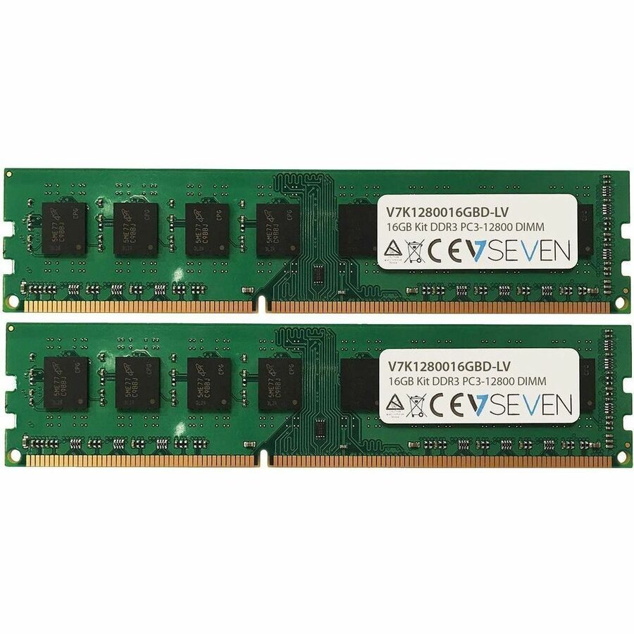 V7 V7K1280016GBD-LV-U 16GB DDR3 1600MHZ PC3L-12800 Memory Module