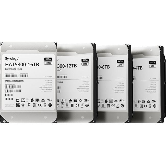 Synology HAT5300-4T 4TB HAT5300 SATA III 3.5inInternal Enterprise