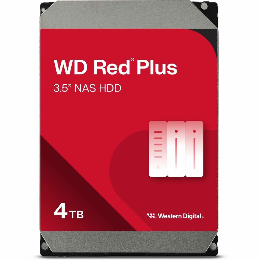 WD WD40EFPX Red Plus 4TB Hard Drive 3.5in Internal SATA/600