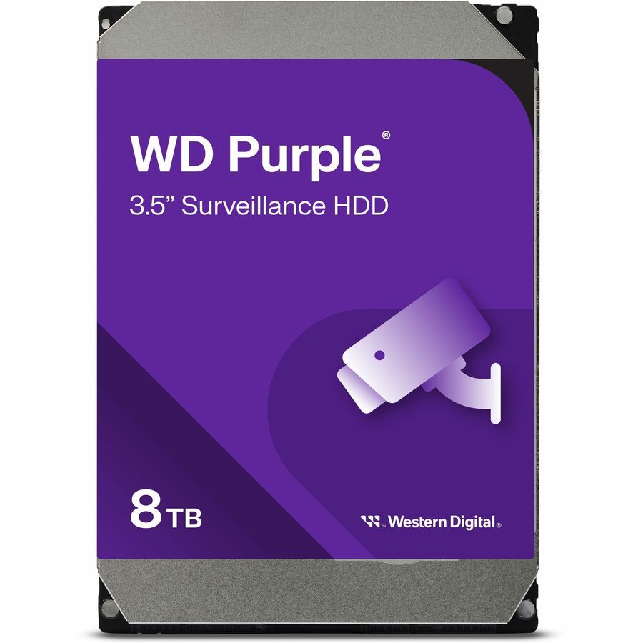 WD WD85PURZ Purple 8TB 3.5in Hard DriveSATA/600 CMR 256MB Cache