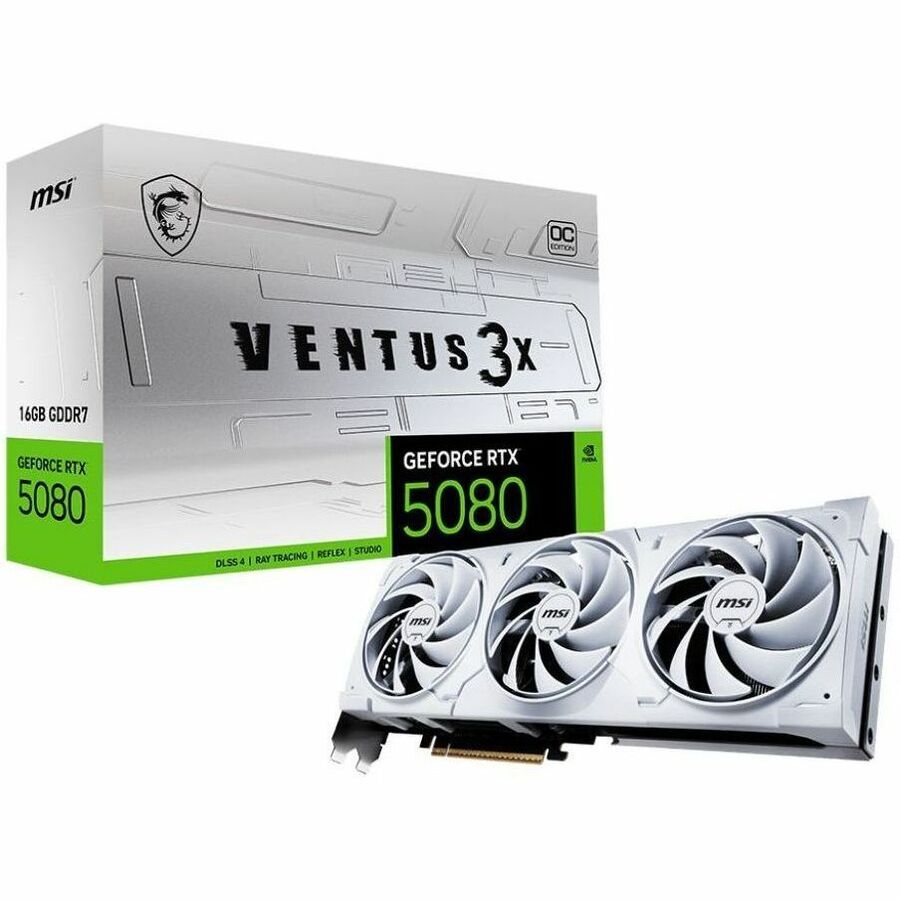 MSI G5080-16V3CW NVIDIA GeForce RTX 5080 VENTUS 3X OC WHITE