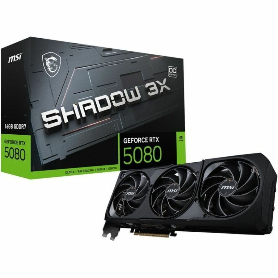 MSI G5080-16S3C NVIDIA GeForce RTX 5080 SHADOW 3X OC Graphics Card