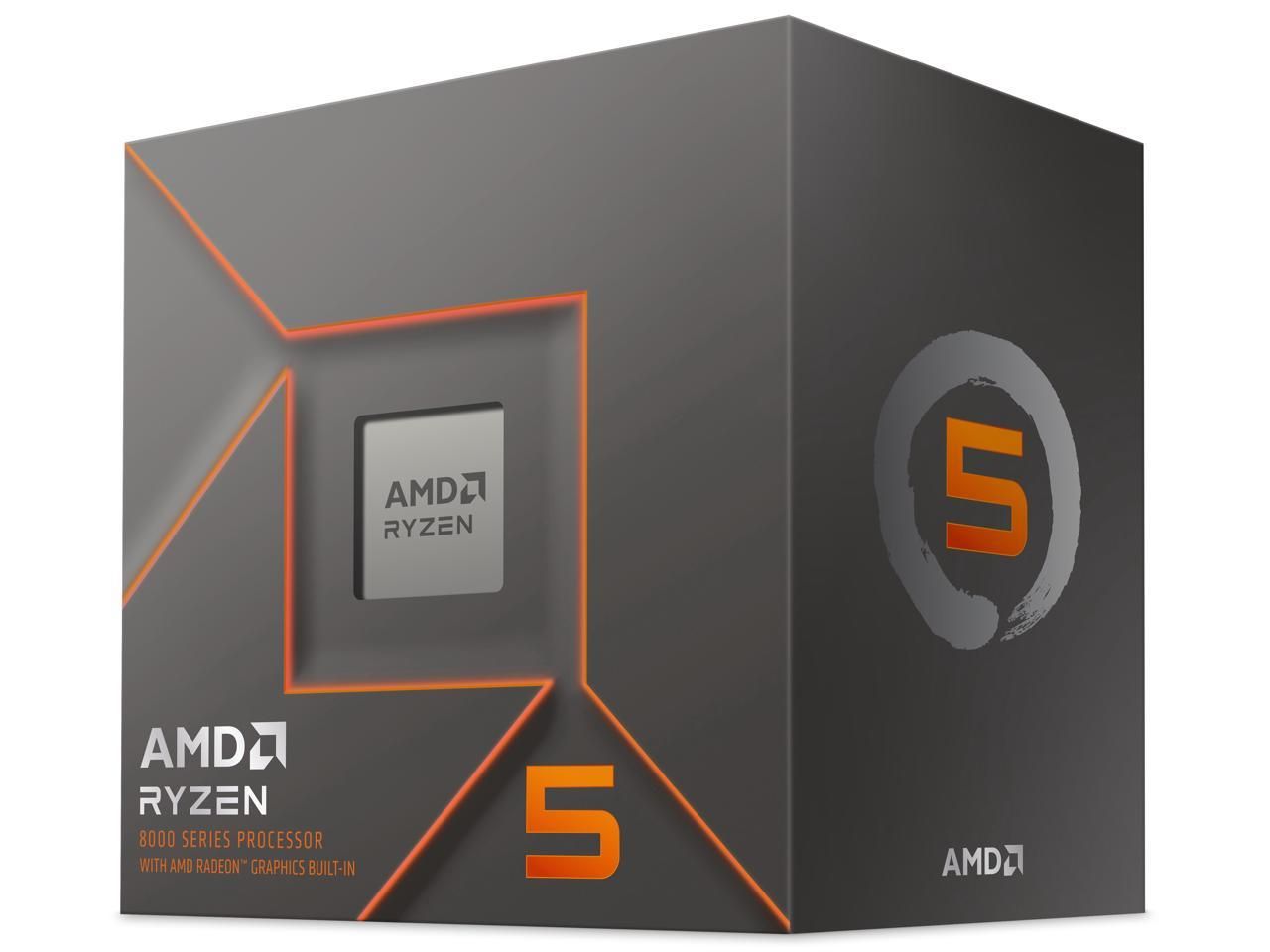 CPU AMD Ryzen 5 8500G CPU AMD Ryzen 5 8500G Desktop Processor 6 Cores 12 Threads 3.5GHz Base