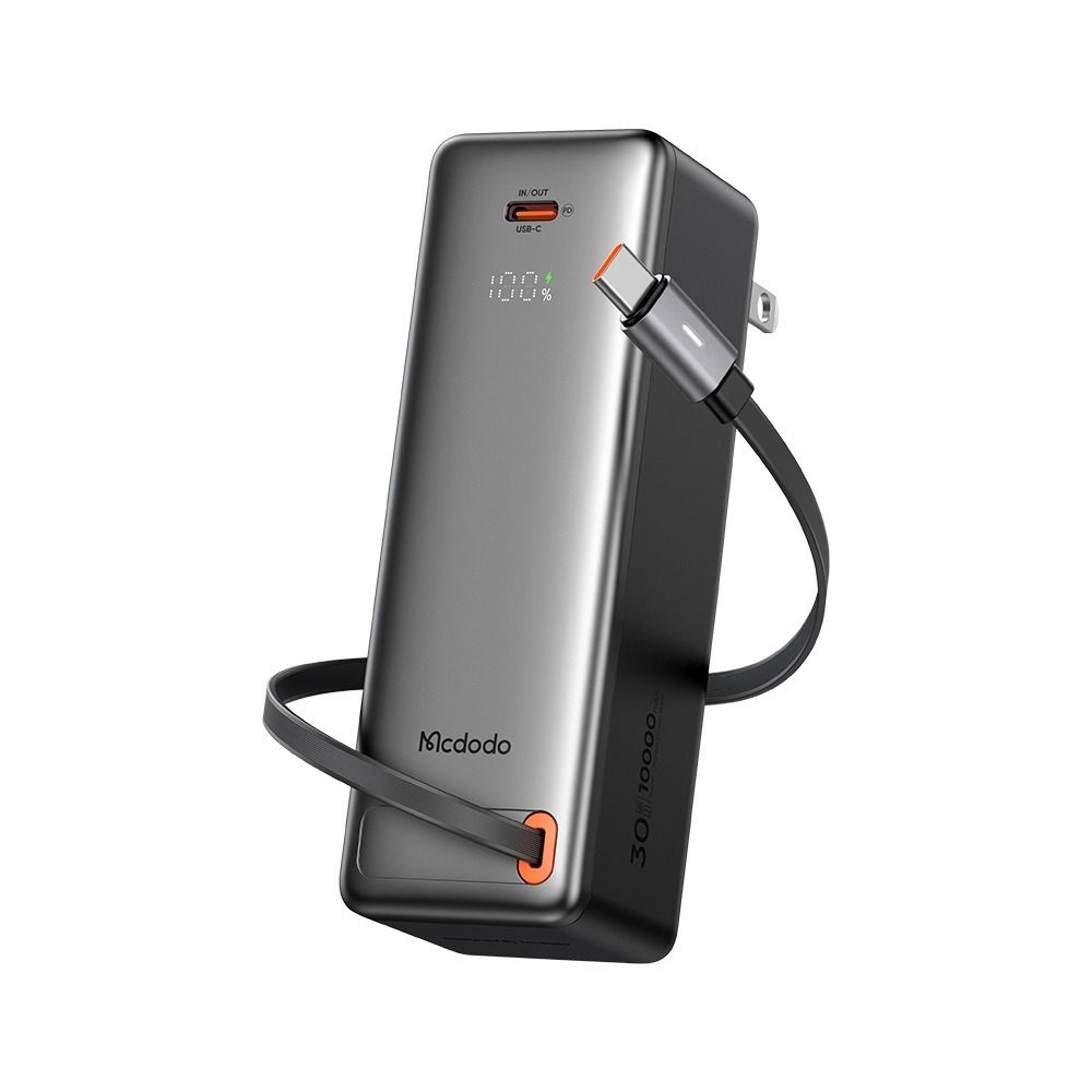 Mcdodo MC-3181 3 IN 1 10000mAh 30W LED Display Power Bank w
