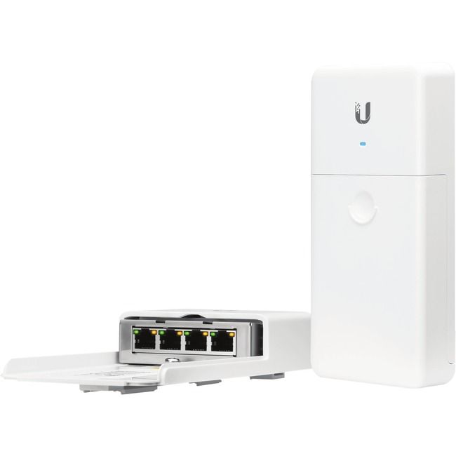 Ubiquiti N-SW Outdoor 4-Port PoE Passthrough Switch - 4 x Gigabit