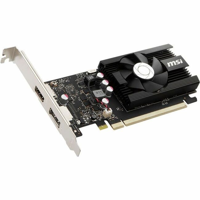 MSI G103044PC GeForce GT 1030 4GD4 Low-Profile OCGraphics Card 4GB 