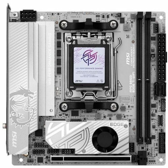 MSI MPG B850I EDGE TI WIFI AM5 ITX 美品 MSI MPG B850I EDGE TI WIFI AM5 ITX motherboard DDR5 Max 256GB PCI