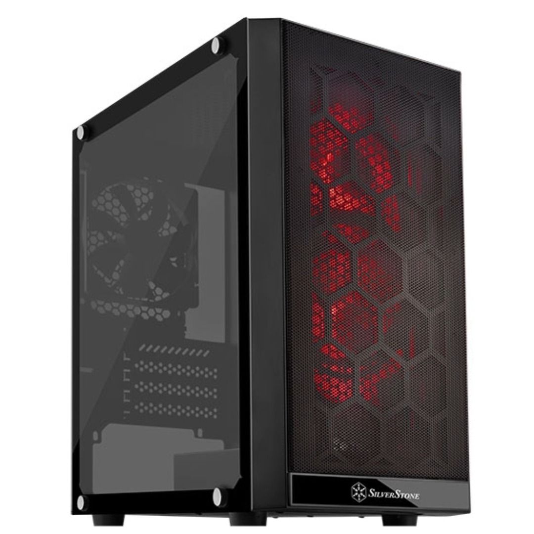 SilverStone強化ガラスMicro-ATX PCケース RGBファン付き SST-PS15B-PRO - ARGBファン2基搭載 microATXケース｜テックウインド