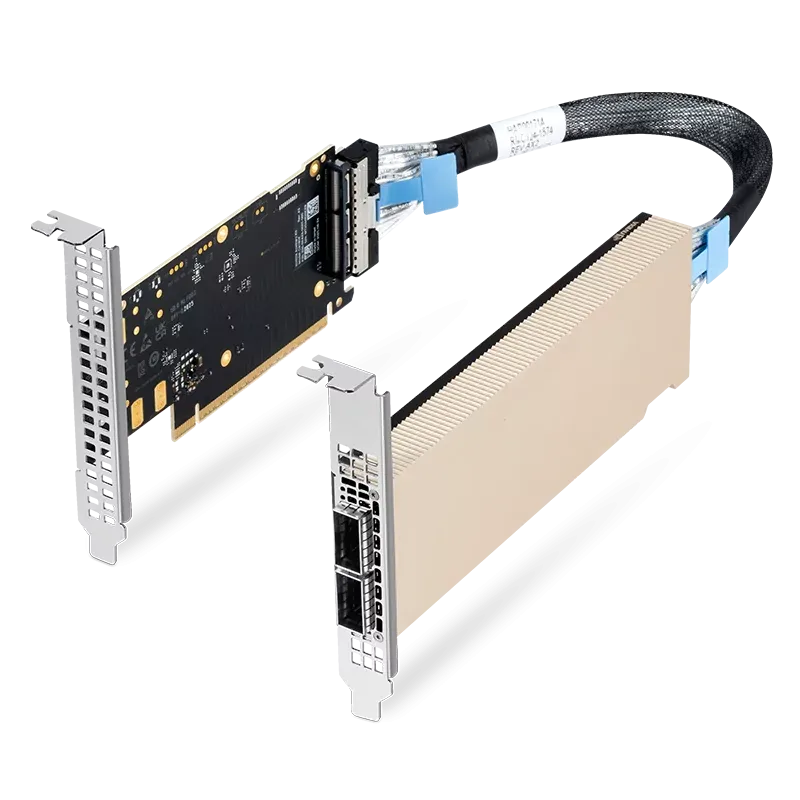 NVIDIA ConnectX-8 C8240 HHHL SuperNIC Dual-port 400GbE (default