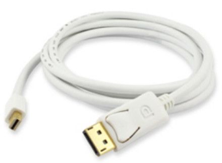InLine Cavo DisplayPort 5 M - Mini DisplayPort, Bianco, Intrecciato