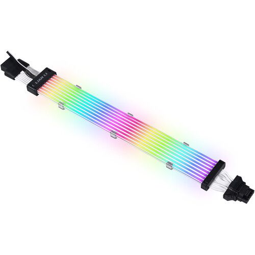 その他 Lian-Li STRIMER PLUS 16PIN-8 V2&24pin Lian-Li PW16-8PV2 STRIMER PLUS 16-8 Addressable RGB VGA Power Cable