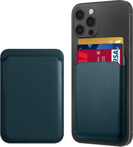iPhone Leather Wallet Case with MagSafe Forest Green