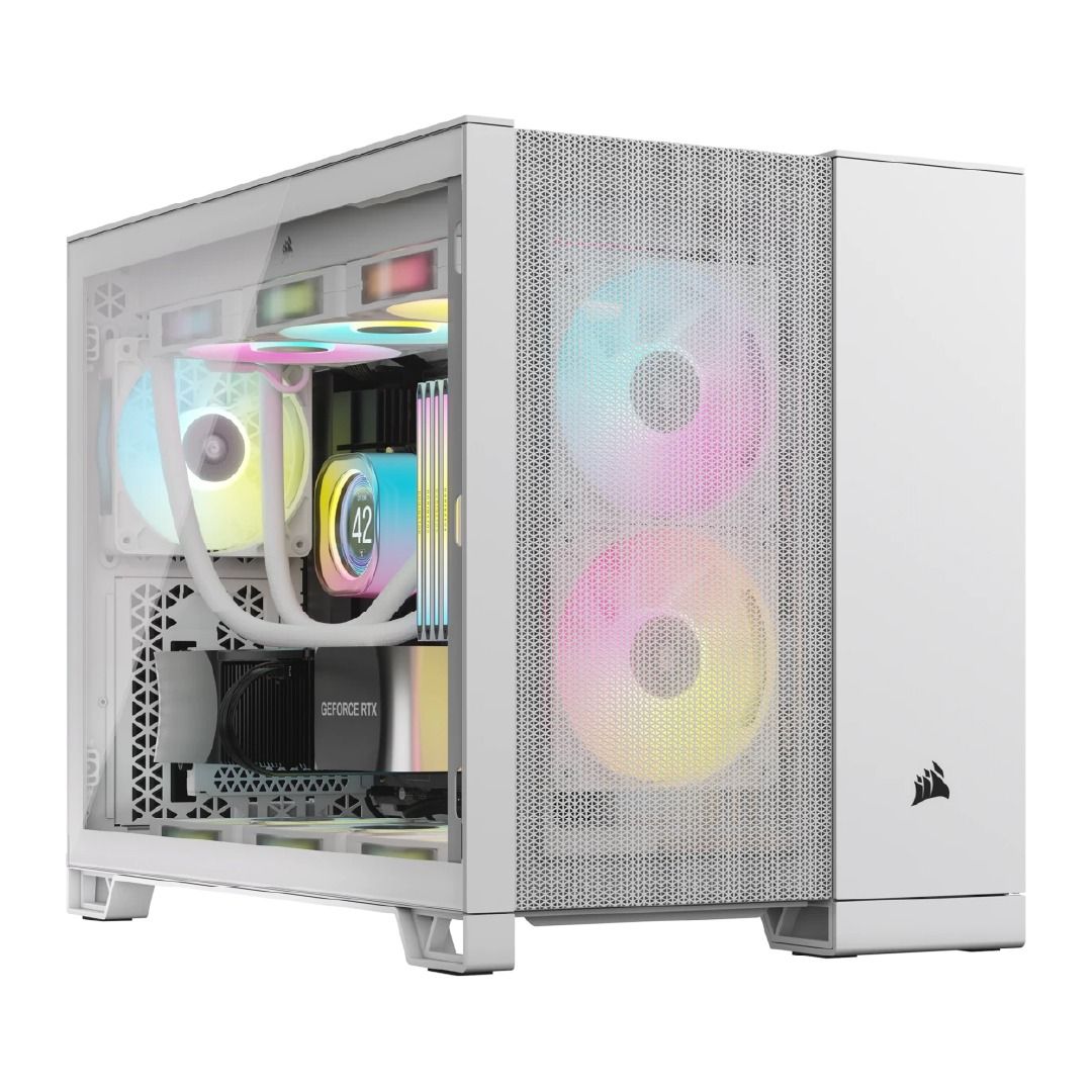 CORSAIR 2500D AIRFLOW Micro ATX ホワイト Corsair CC-9011264-WW 2500D AIRFLOW Micro ATX Dual Chamber PC Case