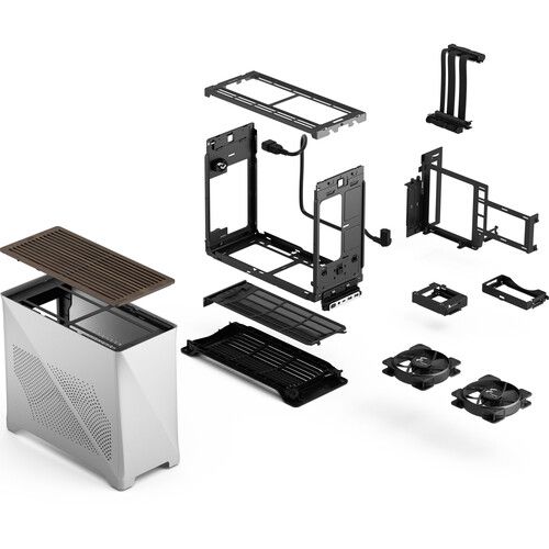 Fractal Design Era 2 Silver Anodized Aluminum/Steel Mini-ITX