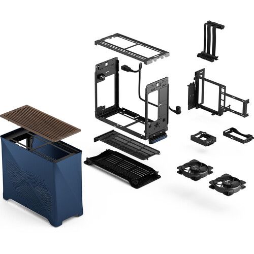 Fractal Design Era 2 Midnight Blue Anodized Aluminum/Steel Mini