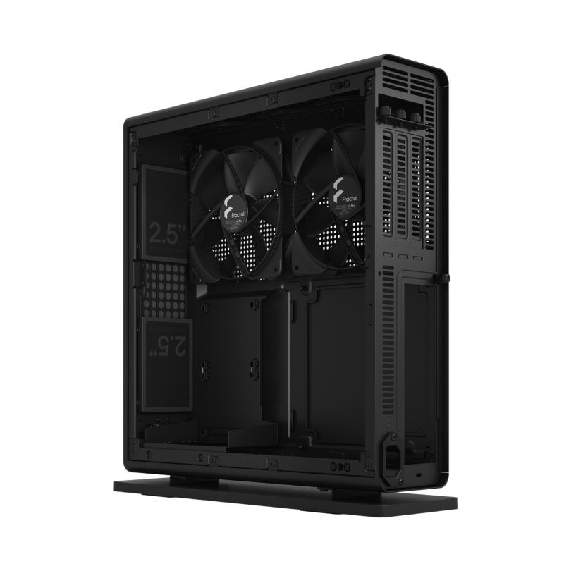 Fractal Design FD-C-RID1N-11 Ridge Mini-ITX Case Black PCIe 4.0