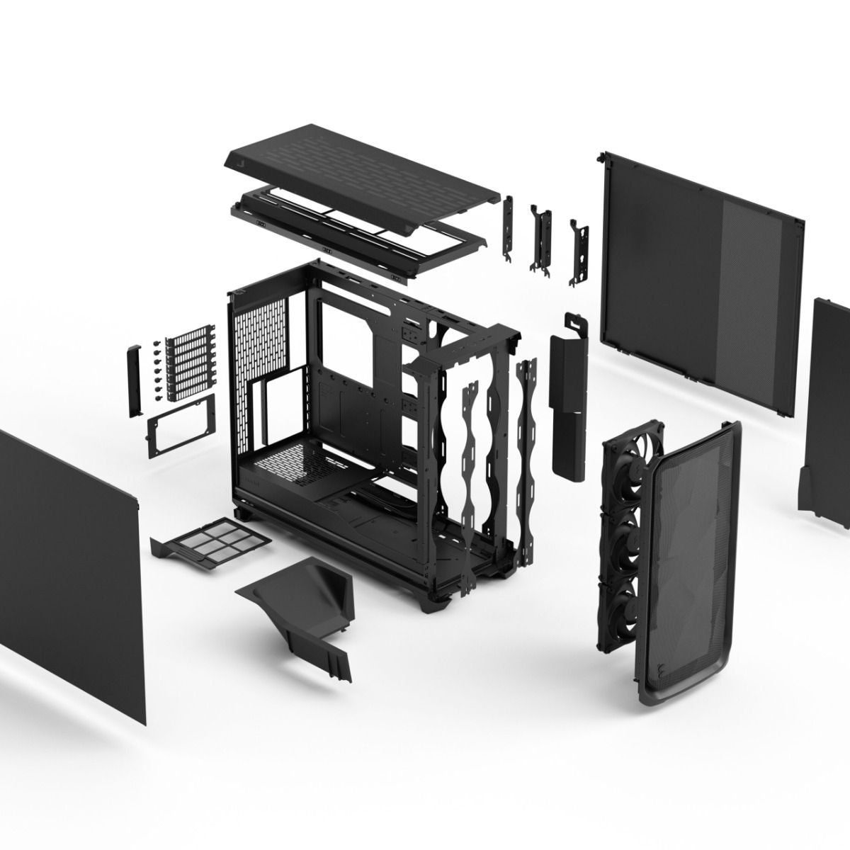 Fractal Design FD-C-MES3X-01 Meshify 3 XL FullTower PC Case Solid
