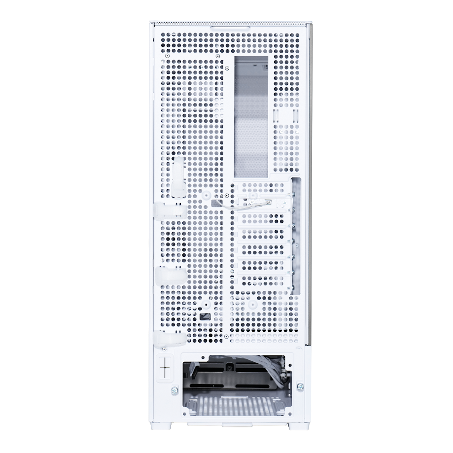 Lian-Li SUP01W White Steel Tempered Glass ATX Mid Tower Computer Case