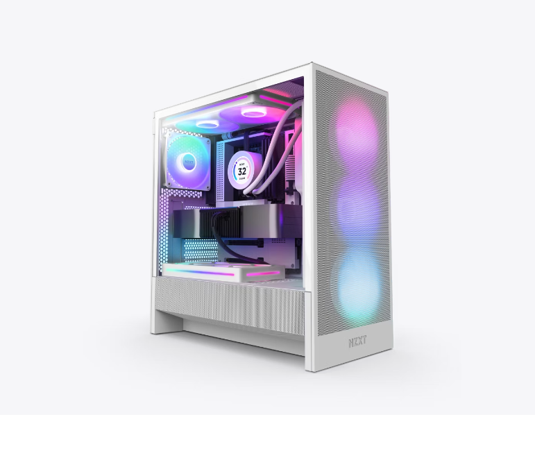 NZXT CC-H52FW-R1 H5 Flow RGB 2024 Mid-Tower Case White