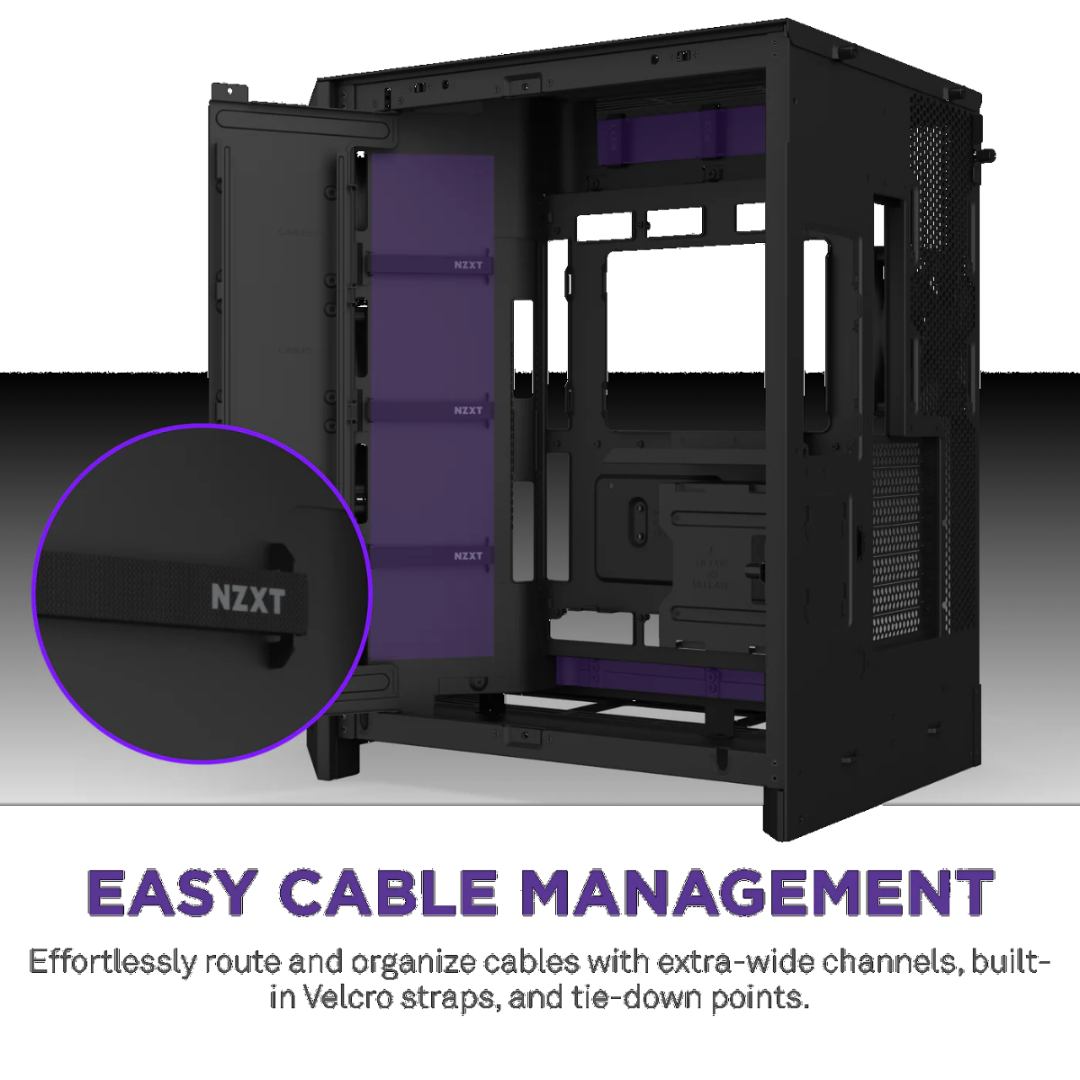 NZXT H9 FLOW 1250W電源セット NZXT CM-H92FB-01 H9 Flow 2025 ATX Mid-Tower Dual-Chamber Airflow