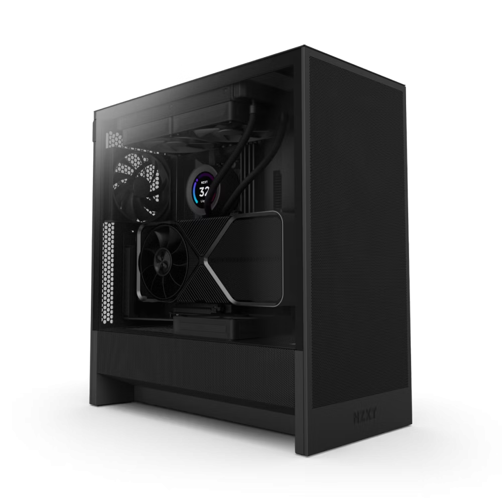 NZXT CC-H52FB-01 H5 Flow 2024 Mid-Tower Case Black - Perforated