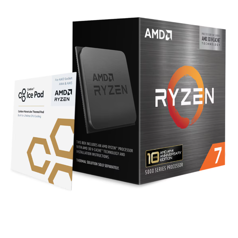 AMD Ryzen 7 5800X3D 10th Anniversary Edition 8 Cores 16 Threads