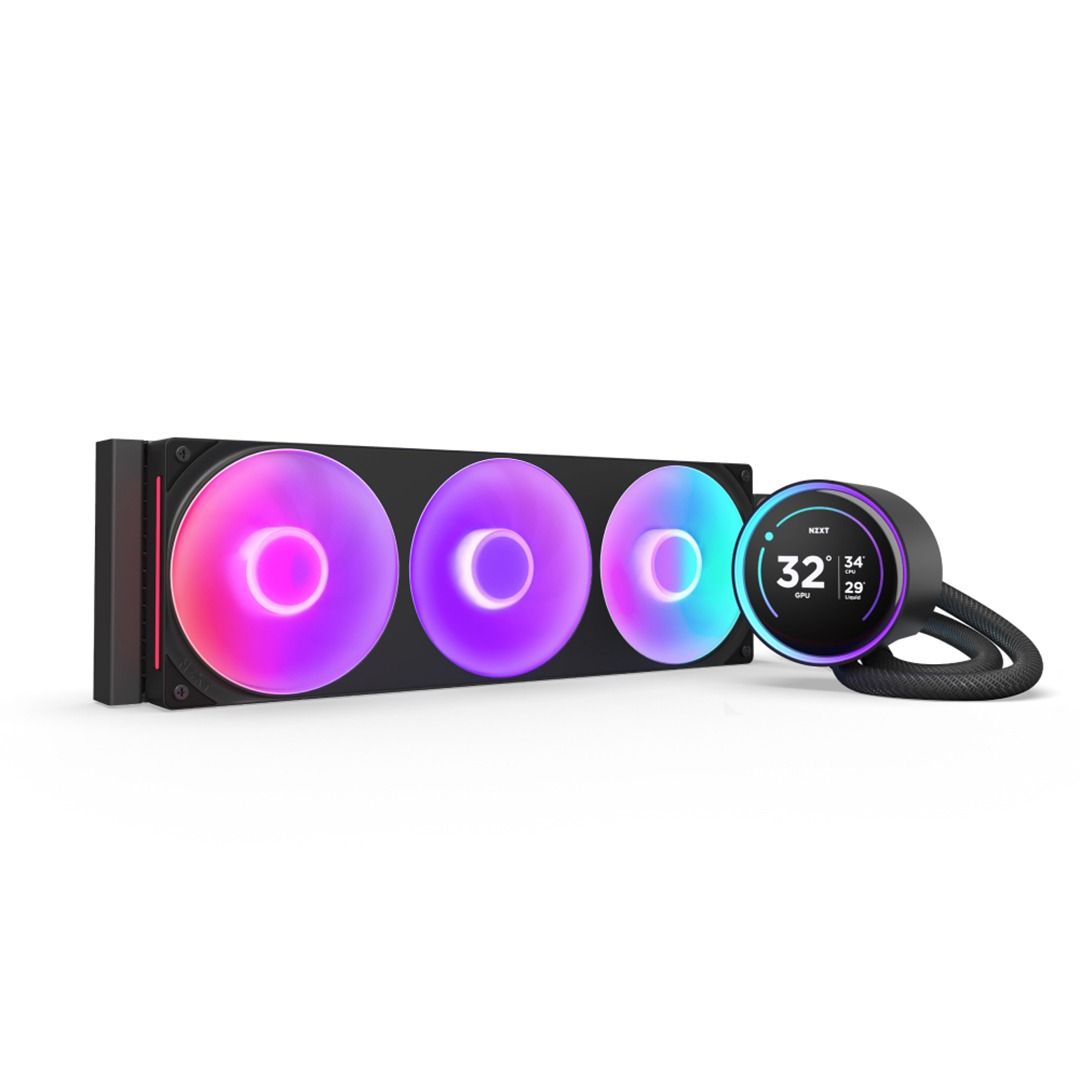 NZXT RL-KR36E-B2 Kraken Elite RGB 360 Black AIOLiquid CPU NZXT RL-KR36E-B2 Kraken Elite RGB 360 Black AIOLiquid CPU
