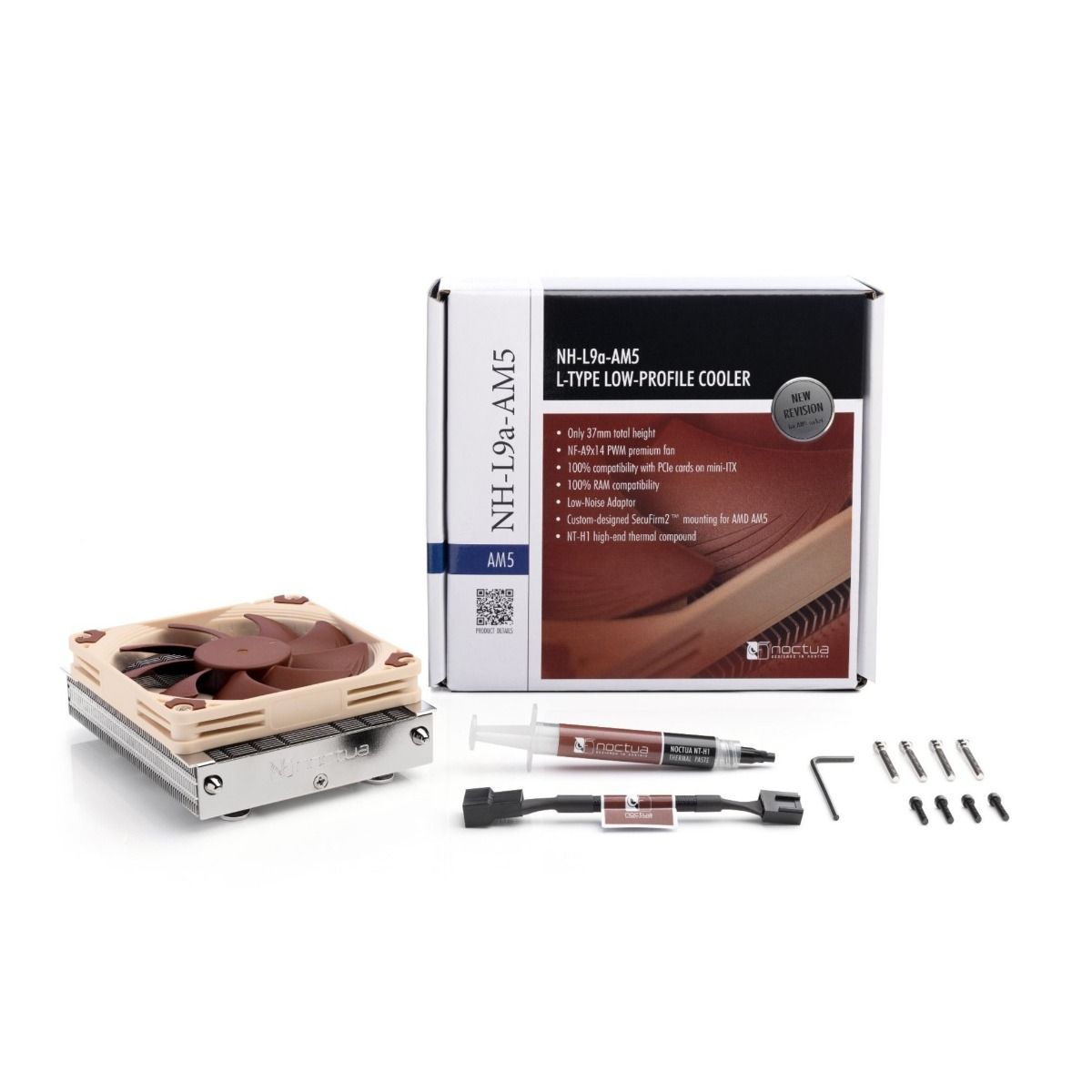 Noctua NH-L9a-AM5 Premium Low-Profile CPU Coolerfor AMD AM5 Socket