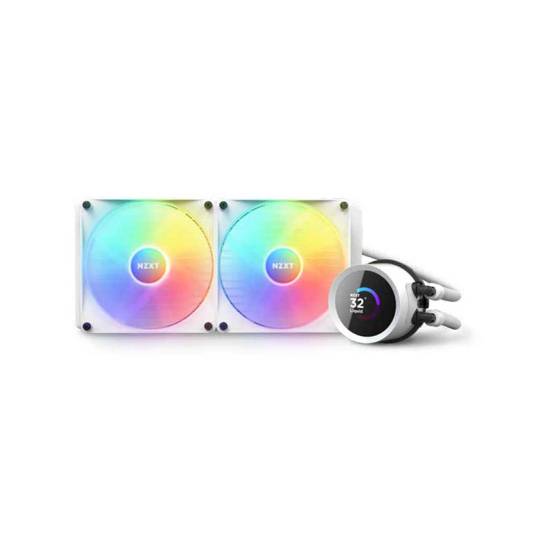 NZXT RL-KR280-W1 Kraken 280 RGB White AIO Liquid CPU Cooler NZXT RL-KR280-W1 Kraken 280 RGB White AIO Liquid CPU Cooler