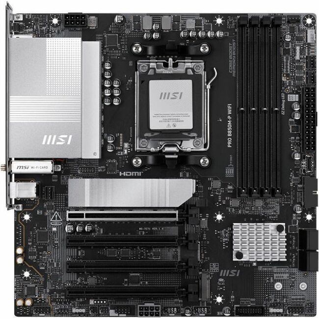 MSI Pro B850M-P WIFI Gaming Desktop Motherboard AMD B850 Chipset