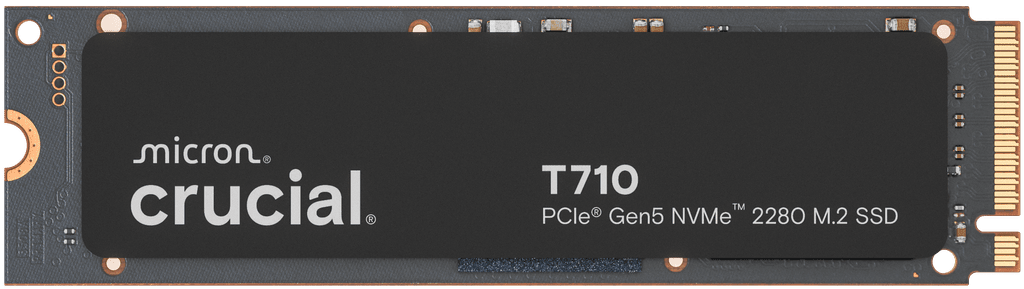 Crucial T710 4TB PCIe Gen5 NVMe M.2 SSD