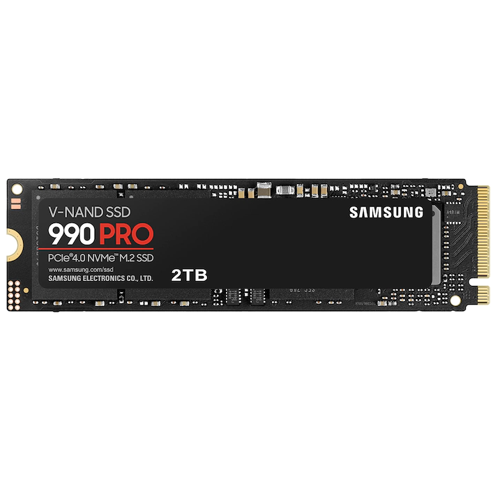 Samsung MZ-V9P2T0B/AM 990 PRO 2TB NVMe Solid State Drive PCIe 4.0