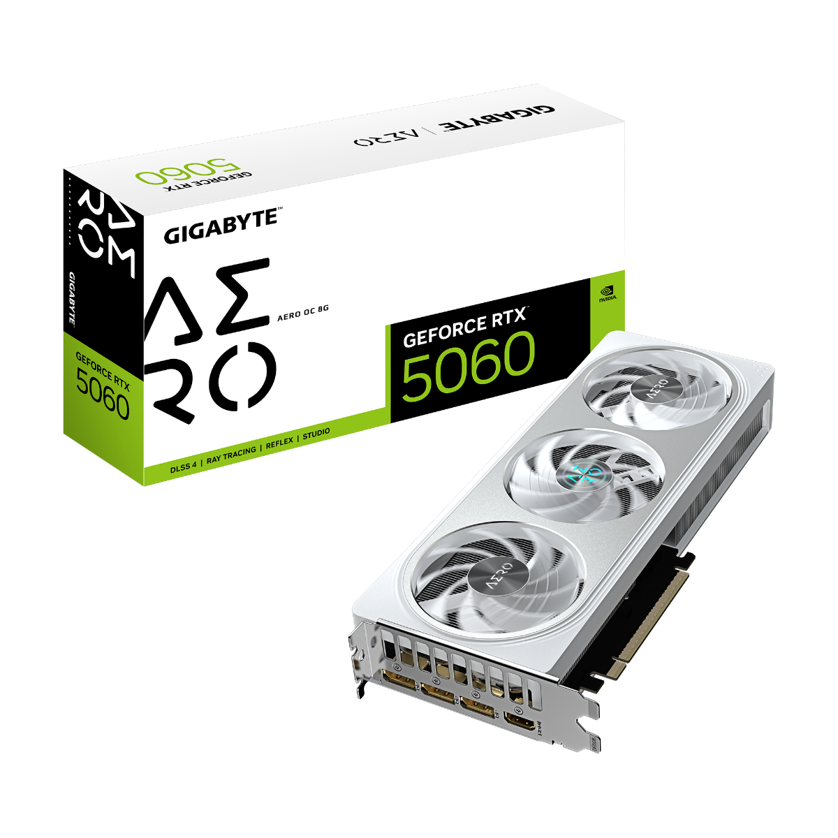 Gigabyte GV-N5060AERO OC GeForce RTX 5060 8GB PCI Express 5.0